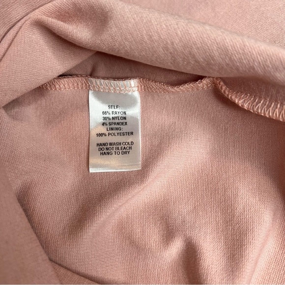 NEW W/Tags Lulus Don’t Tell ‘Em Blush Pink Bodycon Midi Dress Fitted Stretchy Sm - Picture 13 of 16